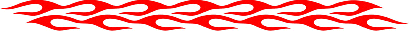 long_013 Long Flame Graphic Flame Decal
