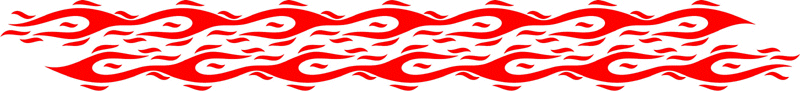 long_015 Long Flame Graphic Flame Decal