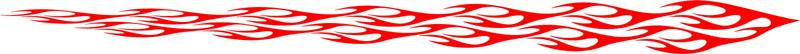long_022 Long Flame Graphic Flame Decal
