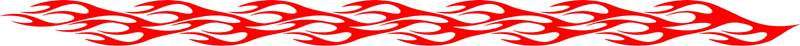 long_023 Long Flame Graphic Flame Decal