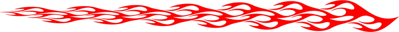 long_024 Long Flame Graphic Flame Decal