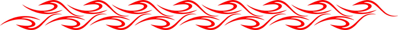 long_036 Long Flame Graphic Flame Decal