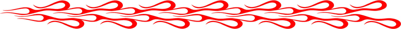 long_037 Long Flame Graphic Flame Decal