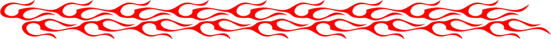 long_045 Long Flame Graphic Flame Decal