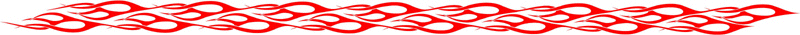 long_050 Long Flame Graphic Flame Decal