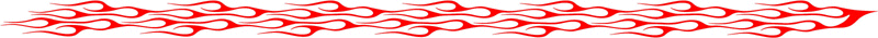 long_054 Long Flame Graphic Flame Decal