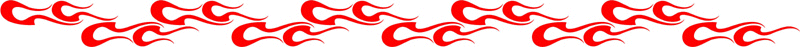 long_087 Long Flame Graphic Flame Decal