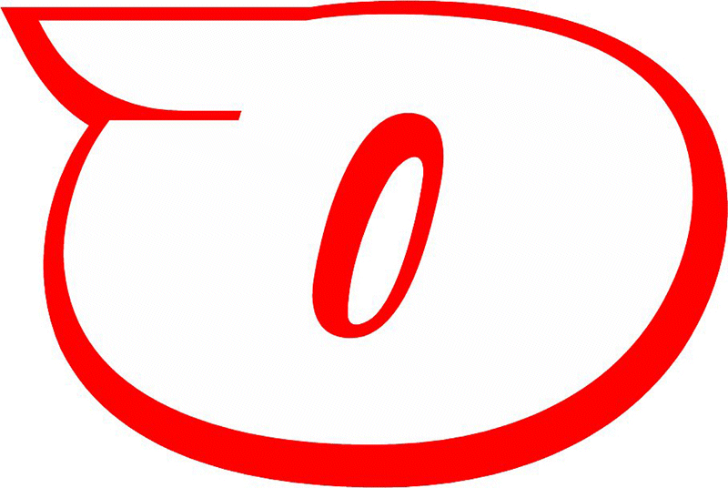 ORIGINAL_0 Racing Flaming Numbers Graphic Flame Decal