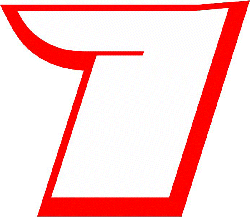 ORIGINAL_1 Racing Flaming Numbers Graphic Flame Decal