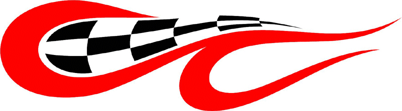 RACING_04 Racing Flames Graphic Flame Decal