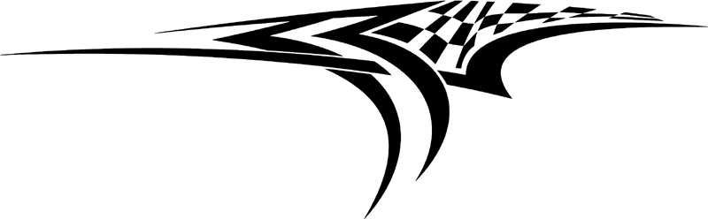 rt_000 Racing Tribal Graphic Flame Decal