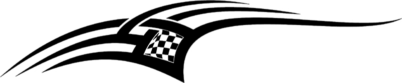rt_022 Racing Tribal Graphic Flame Decal