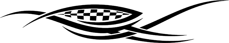 rt_027 Racing Tribal Graphic Flame Decal