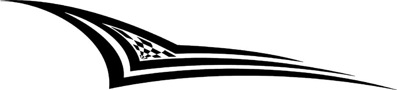 rt_046 Racing Tribal Graphic Flame Decal