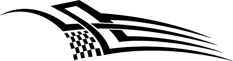 rt_047 Racing Tribal Graphic Flame Decal