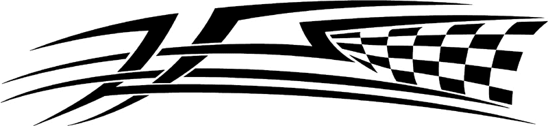 rt_049 Racing Tribal Graphic Flame Decal