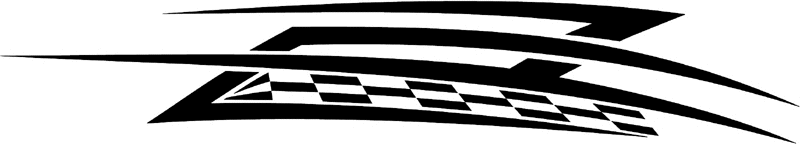 rt_057 Racing Tribal Graphic Flame Decal