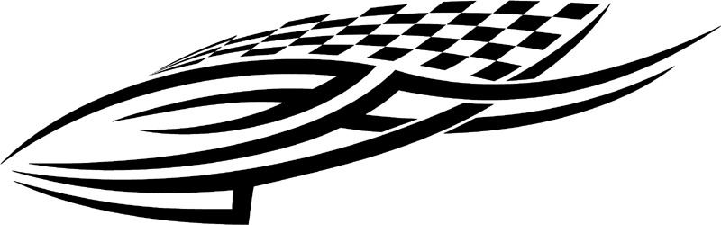 rt_070 Racing Tribal Graphic Flame Decal