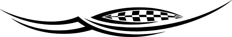 rt_080 Racing Tribal Graphic Flame Decal