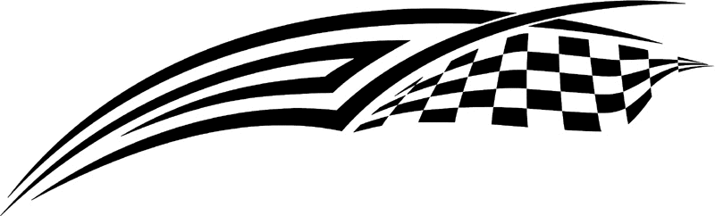 rt_083 Racing Tribal Graphic Flame Decal