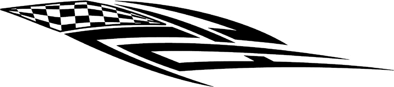 rt_097 Racing Tribal Graphic Flame Decal