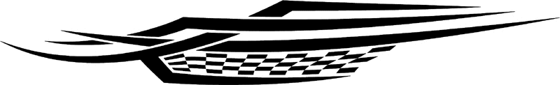 rt_100 Racing Tribal Graphic Flame Decal