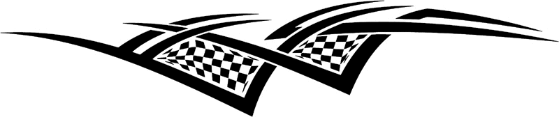 rt_101 Racing Tribal Graphic Flame Decal