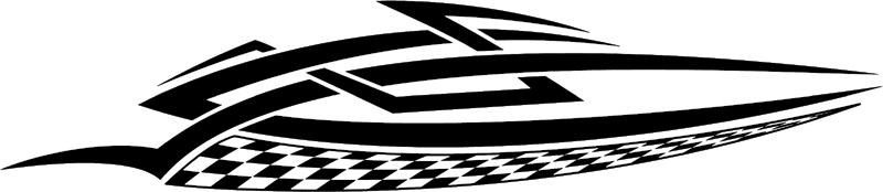 rt_102 Racing Tribal Graphic Flame Decal