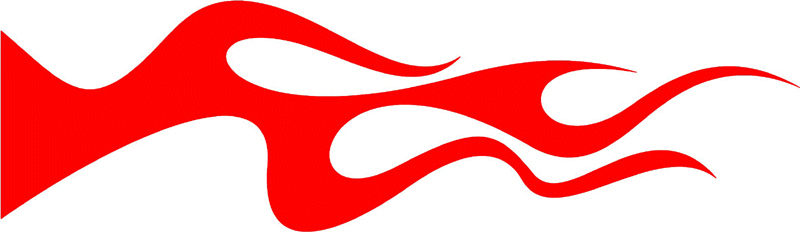 extra_49 Side Flames Graphic Flame Decal