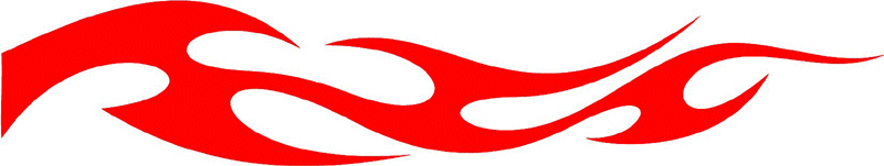 smart_01 Smart Tribal Flames Graphic Flame Decal