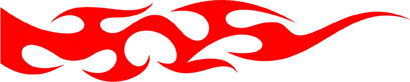 smart_02 Smart Tribal Flames Graphic Flame Decal