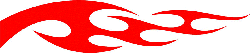 smart_03 Smart Tribal Flames Graphic Flame Decal