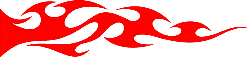 smart_07 Smart Tribal Flames Graphic Flame Decal