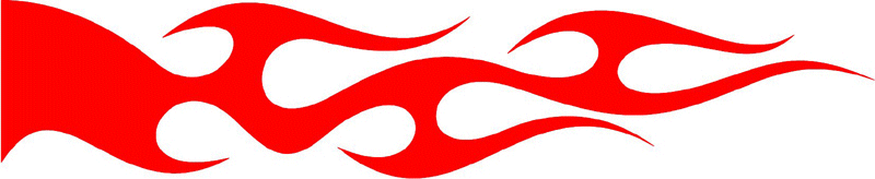 smart_09 Smart Tribal Flames Graphic Flame Decal
