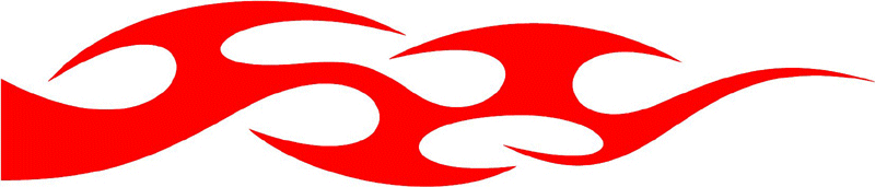 smart_12 Smart Tribal Flames Graphic Flame Decal