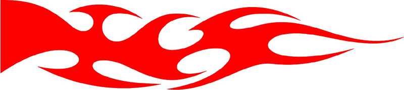 smart_16 Smart Tribal Flames Graphic Flame Decal