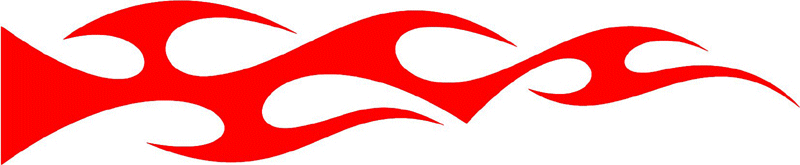 smart_18 Smart Tribal Flames Graphic Flame Decal