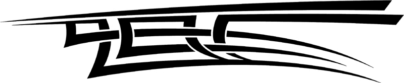 st_007 Speed Tribal Graphic Flame Decal