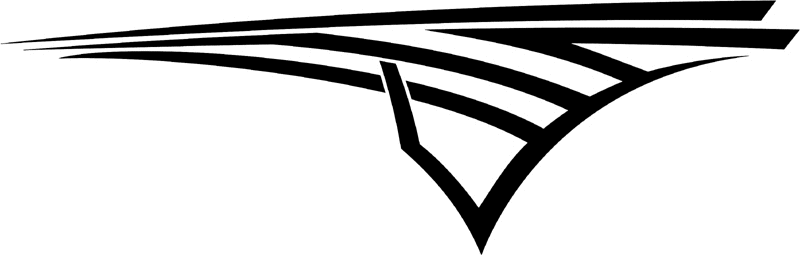 st_011 Speed Tribal Graphic Flame Decal