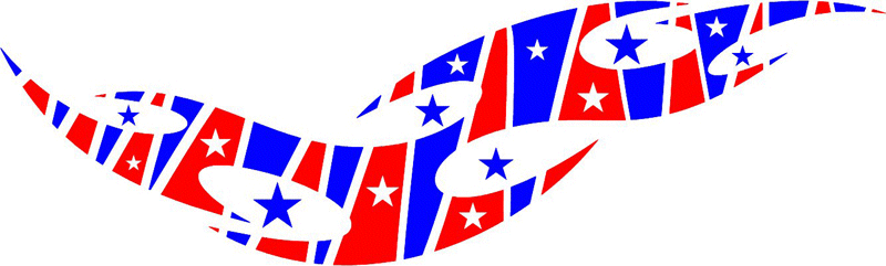 STARS_02 Stars n Flames Graphic Flame Decal