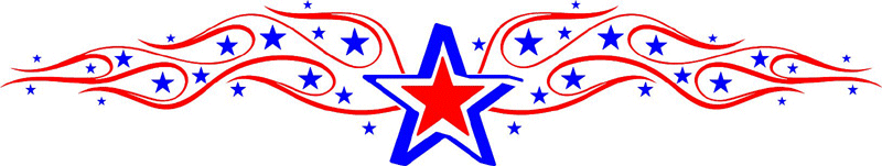 STARS_13 Stars n Flames Graphic Flame Decal