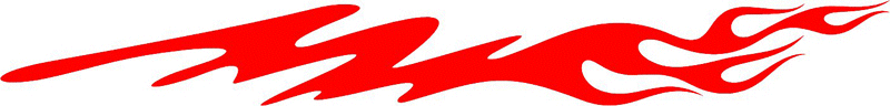 STRIPES_00 Stripes n Flames Graphic Flame Decal