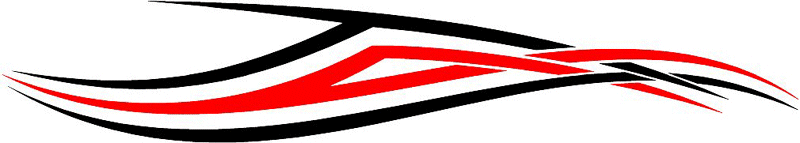 vt1_000 Automotive Tribal Graphic Flame Decal