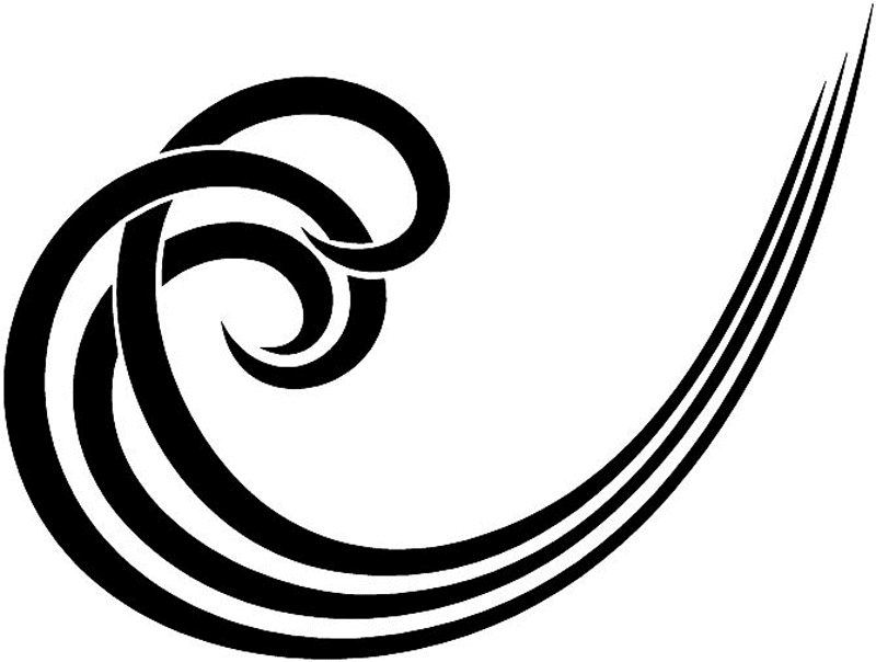 vt1_005 Automotive Tribal Graphic Flame Decal