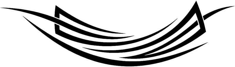 vt1_013 Automotive Tribal Graphic Flame Decal