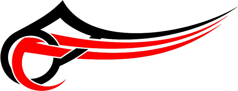 vt1_025 Automotive Tribal Graphic Flame Decal