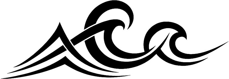 vt1_034 Automotive Tribal Graphic Flame Decal