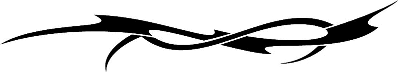 vt1_077 Automotive Tribal Graphic Flame Decal