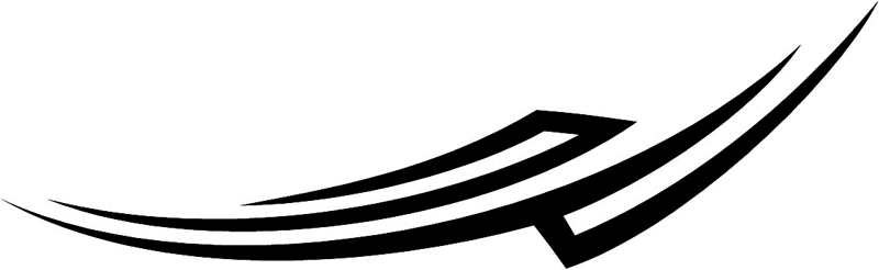 vt1_100 Automotive Tribal Graphic Flame Decal