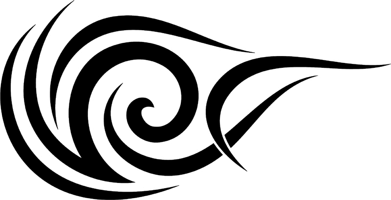 vt2_000 Automotive Tribal Graphic Flame Decal